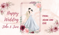 Template Bride & Goom
